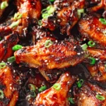 Sticky Asian-Style Baked Chicken Wings