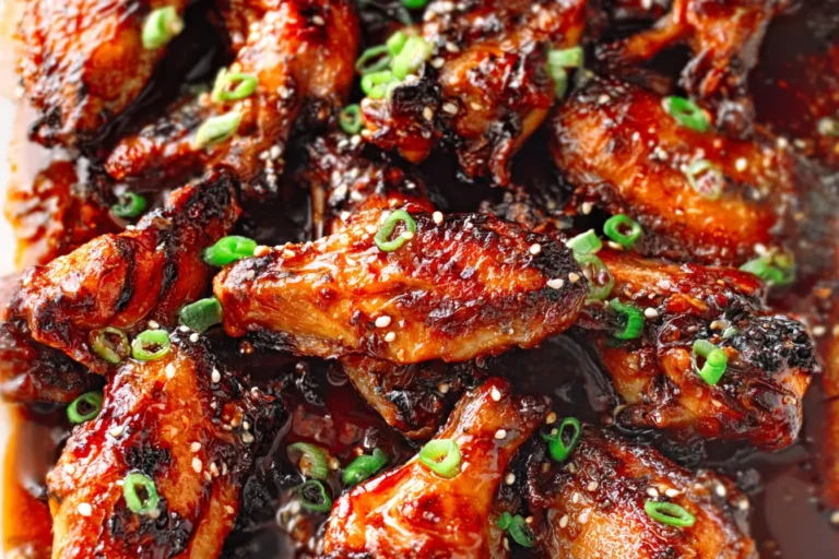 Sticky Asian-Style Baked Chicken Wings