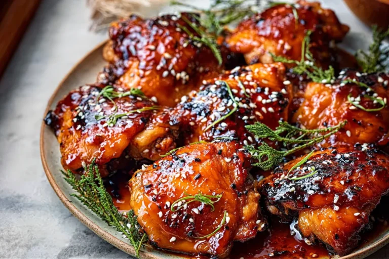 Sticky Teriyaki Chicken Thighs (Oven)