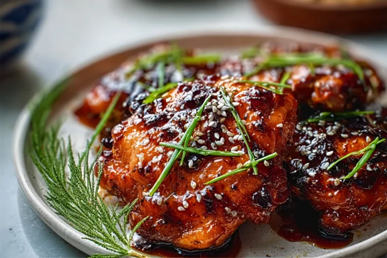 Sticky Teriyaki Chicken Thighs (Oven)