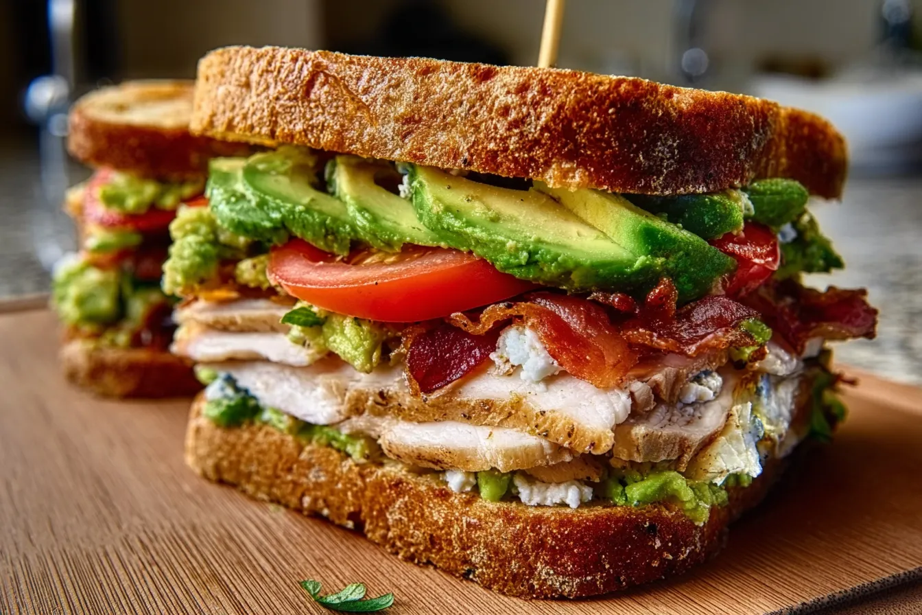 Turkey Avocado Club Melt