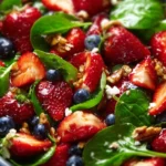 15-Minute Strawberry Spinach Salad