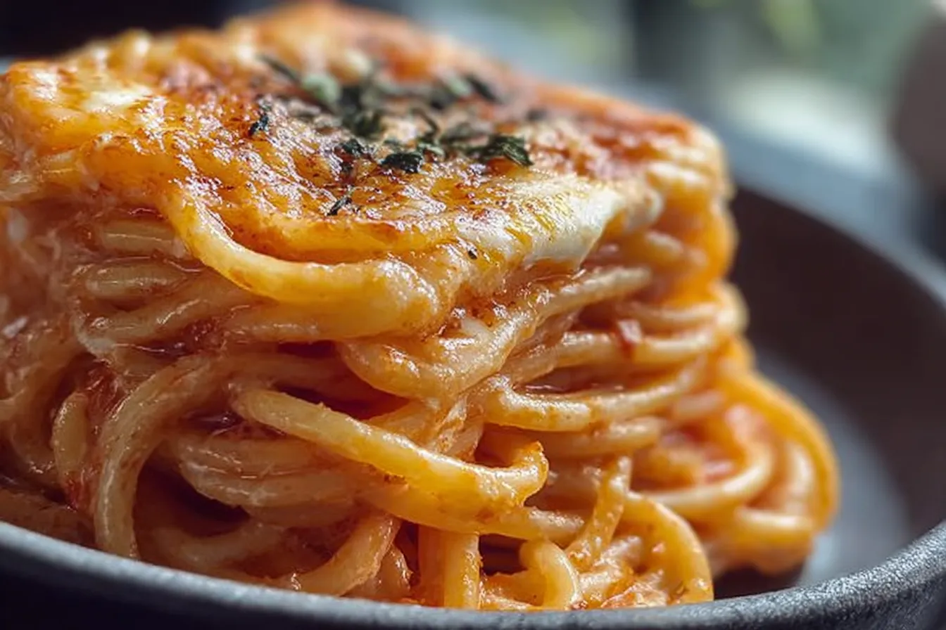 Baked Cream Cheese Spaghetti