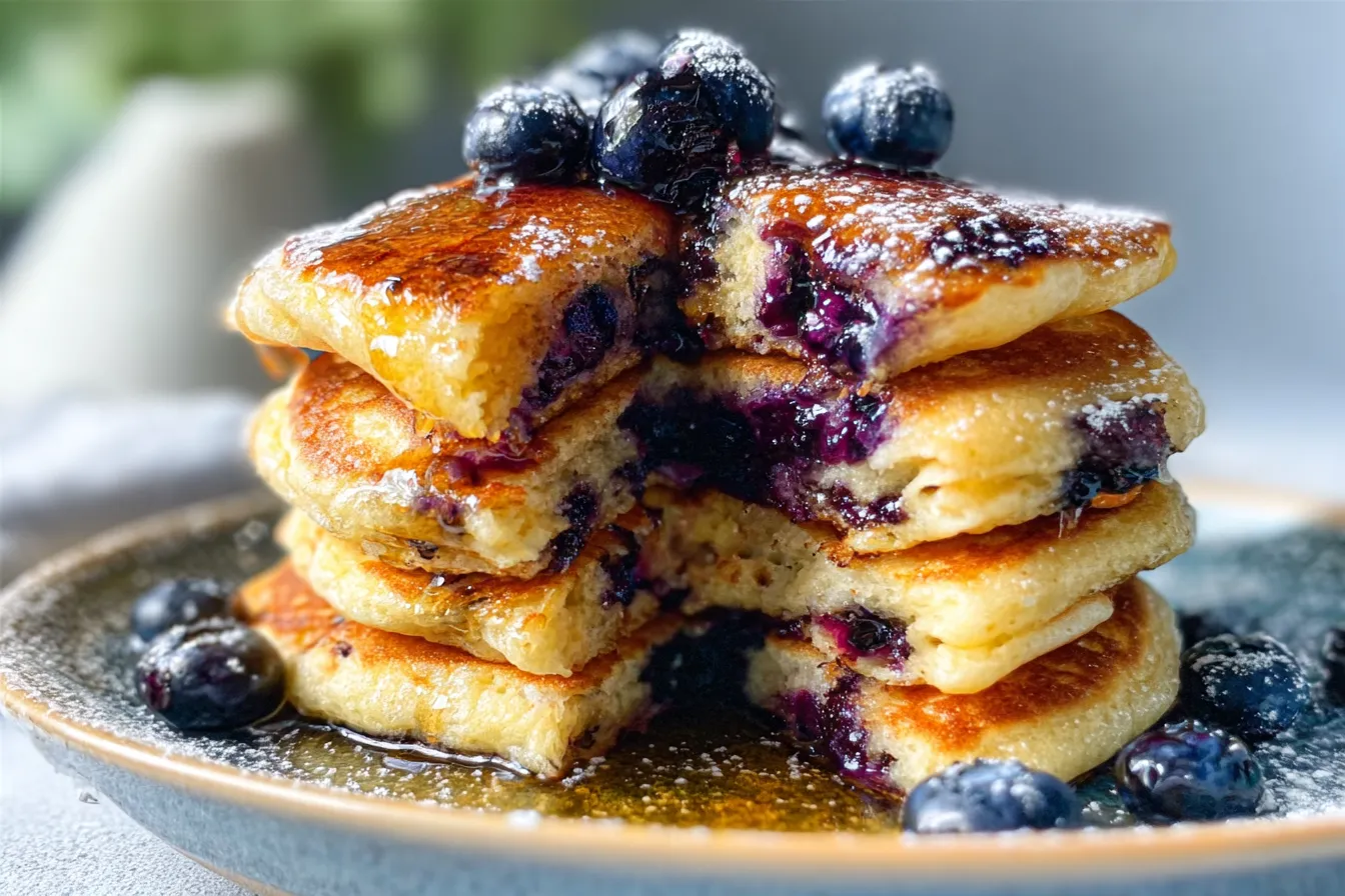 Easy Mother’s Day Brunch Ideas: Fluffy Blueberry Pancakes