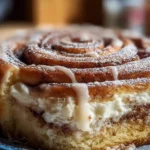 Fluffy & Creamy Cinnamon Roll