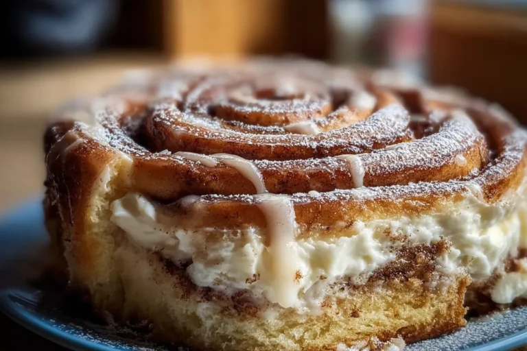 Fluffy & Creamy Cinnamon Roll