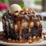 German Chocolate Poke Cake