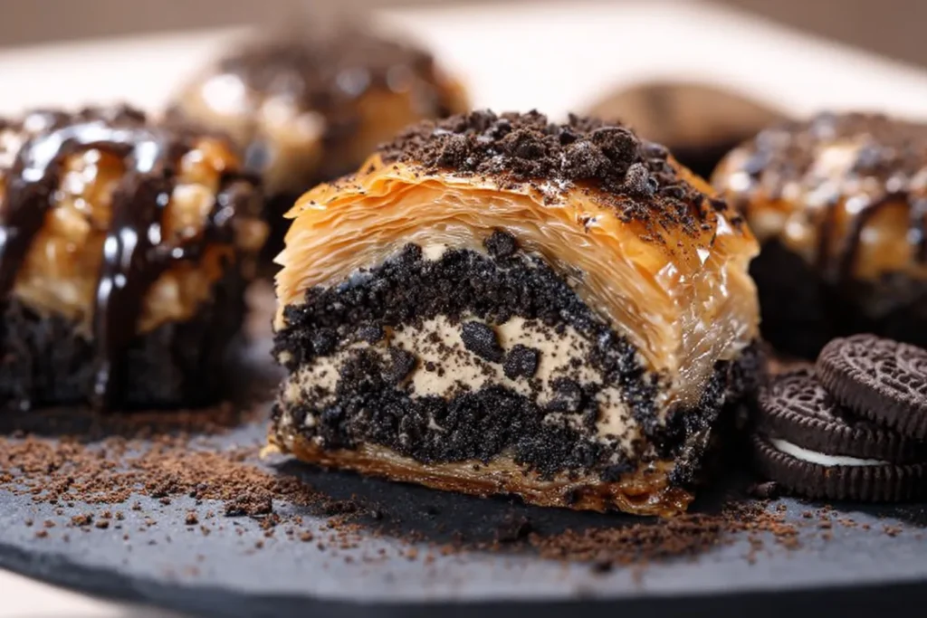Oreo Baklava, Cookies & Cream
