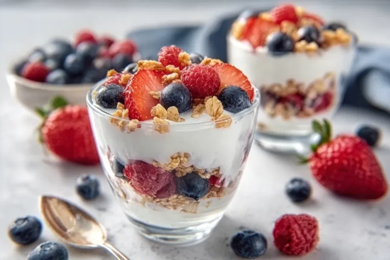 Quick & Healthy Yogurt Parfaits with Fresh Spring Berries