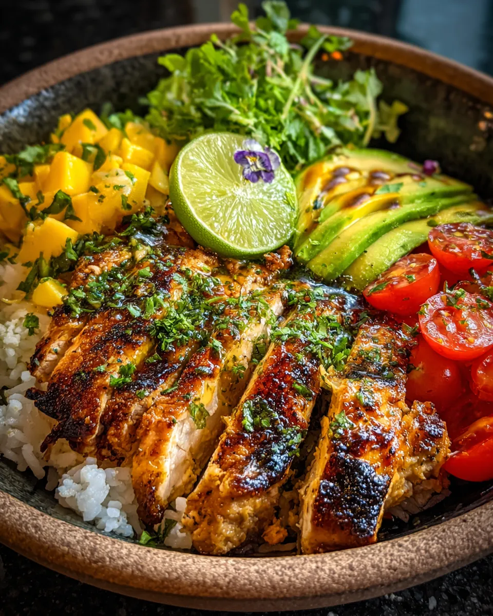 Cilantro Lime Chicken Bowl