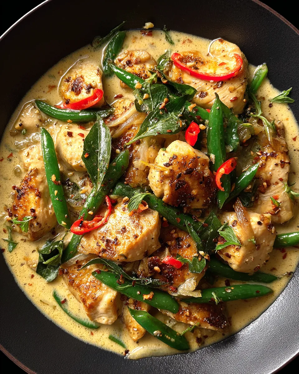 Coconut Milk Chicken Stir Fry