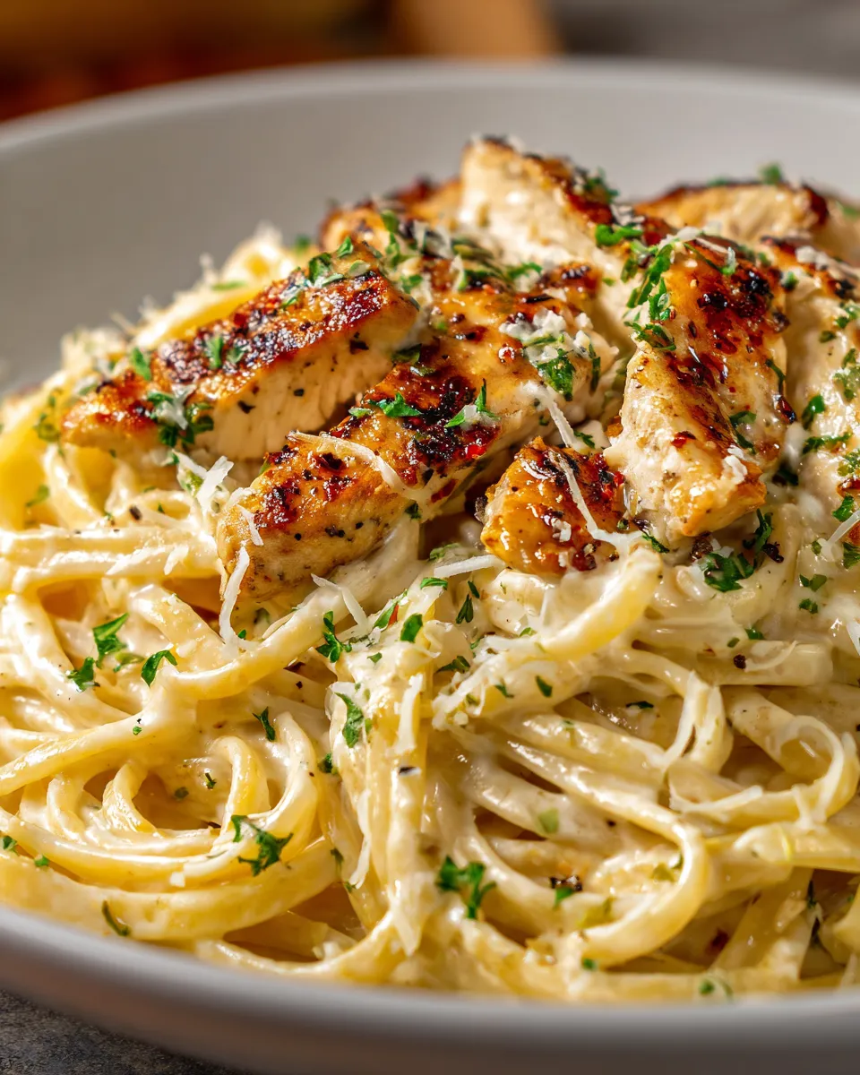 Dairy Free Chicken Alfredo