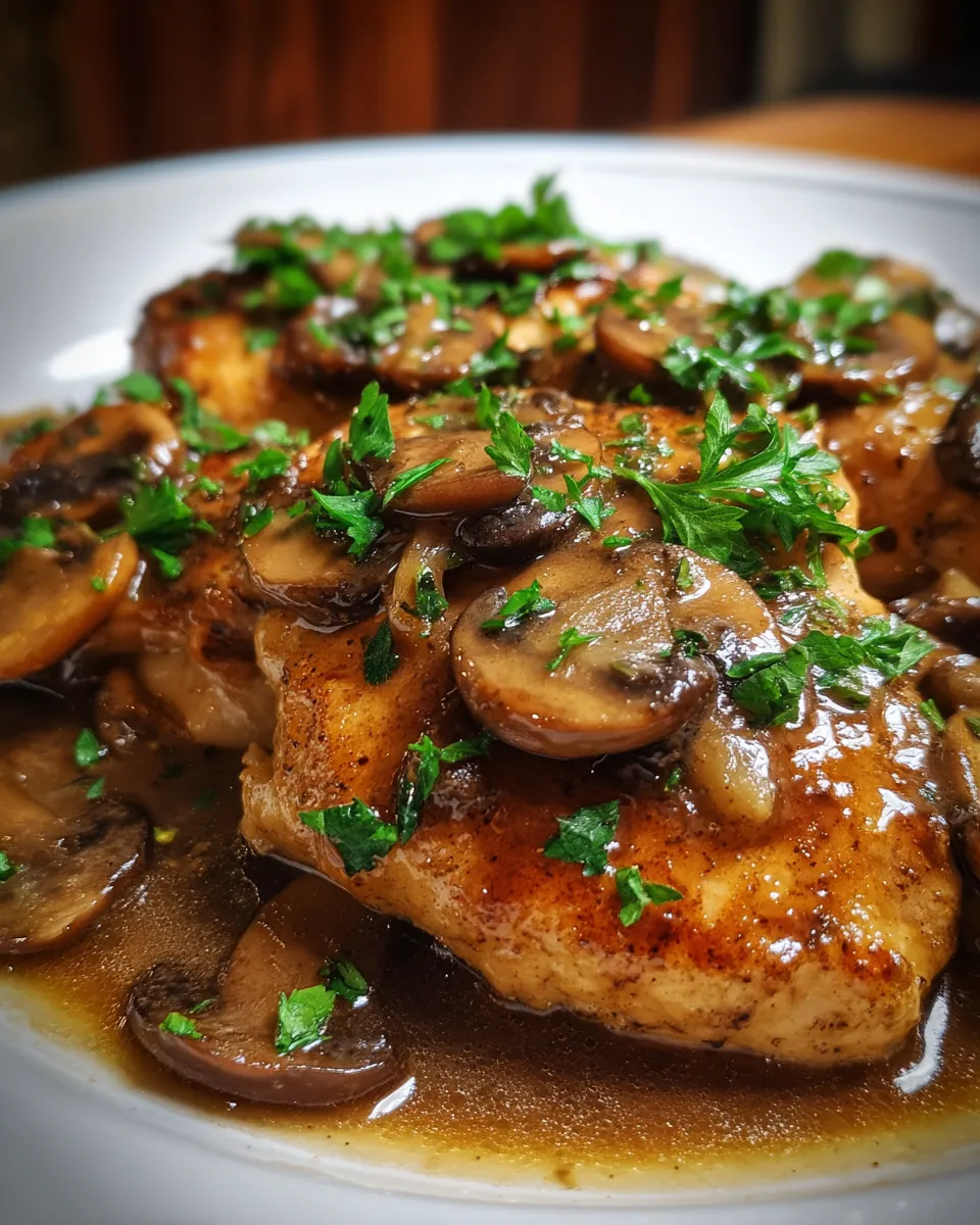 Dairy Free Chicken Marsala