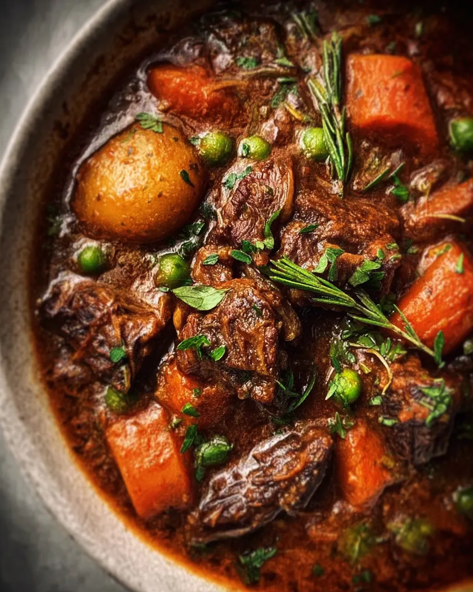 Dairy free crockpot pot roast sliced with vegetables