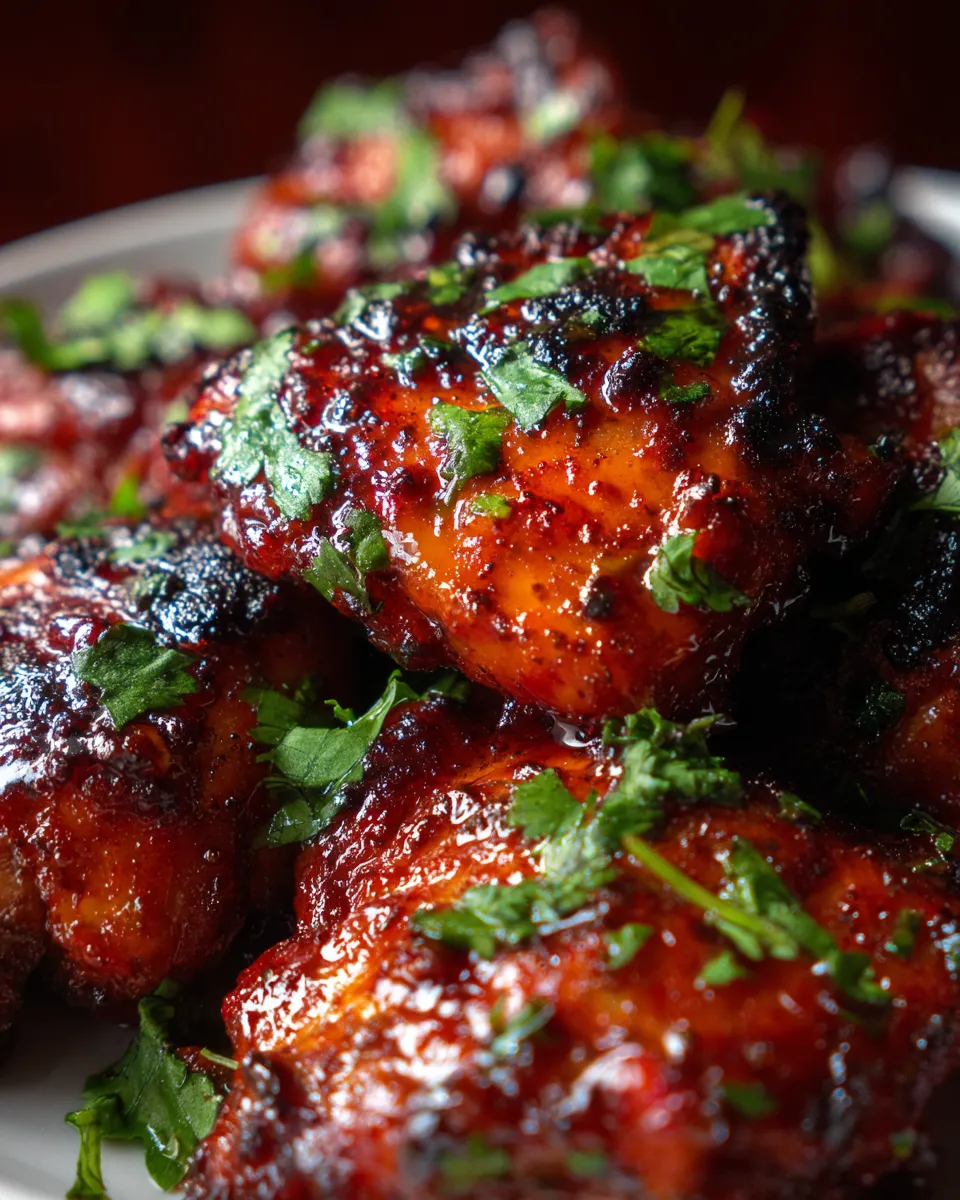 Spicy Honey Chicken Thighs