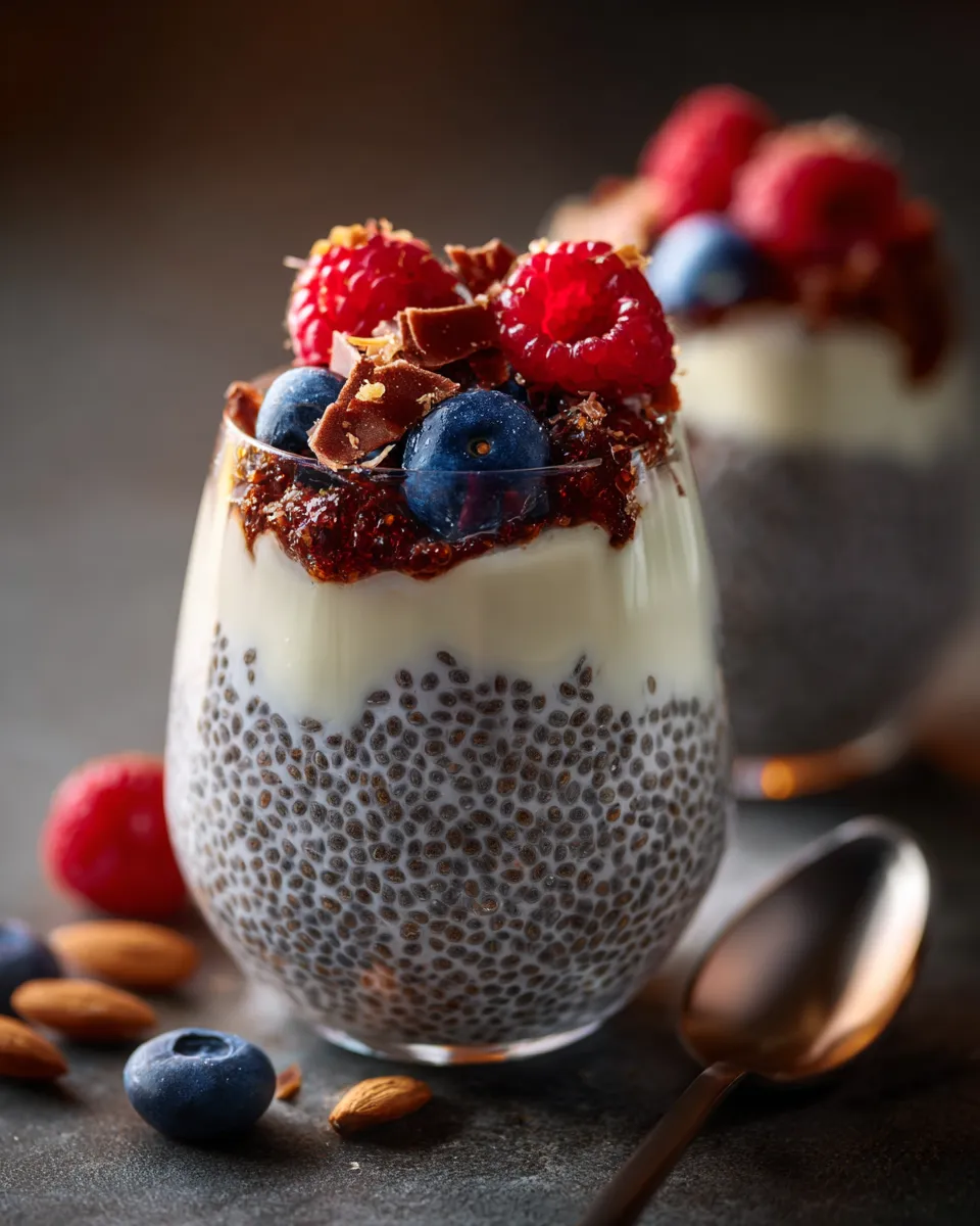 Dairy free keto coconut chia pudding