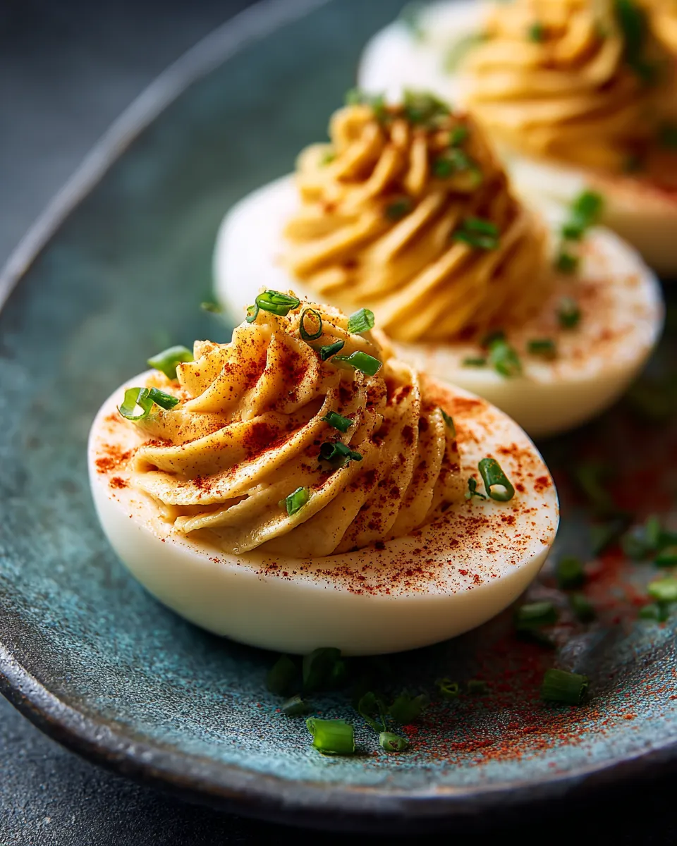 Dairy free keto deviled eggs